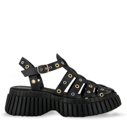 LEATHER FLATFORMS