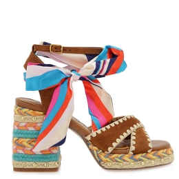 ALESSANDRA BRUNI HEELED SANDALS