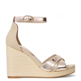 FLAG METALLIC HIGH WEDGE ESPAD